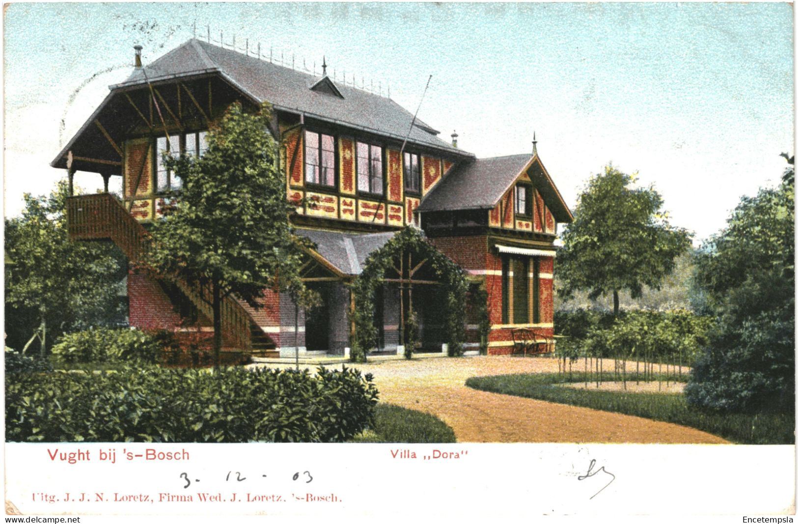 CPA Carte Postale Pays Bas Vught Bij 's Bosch Villa Dora 1903 VM75509ok - Vught