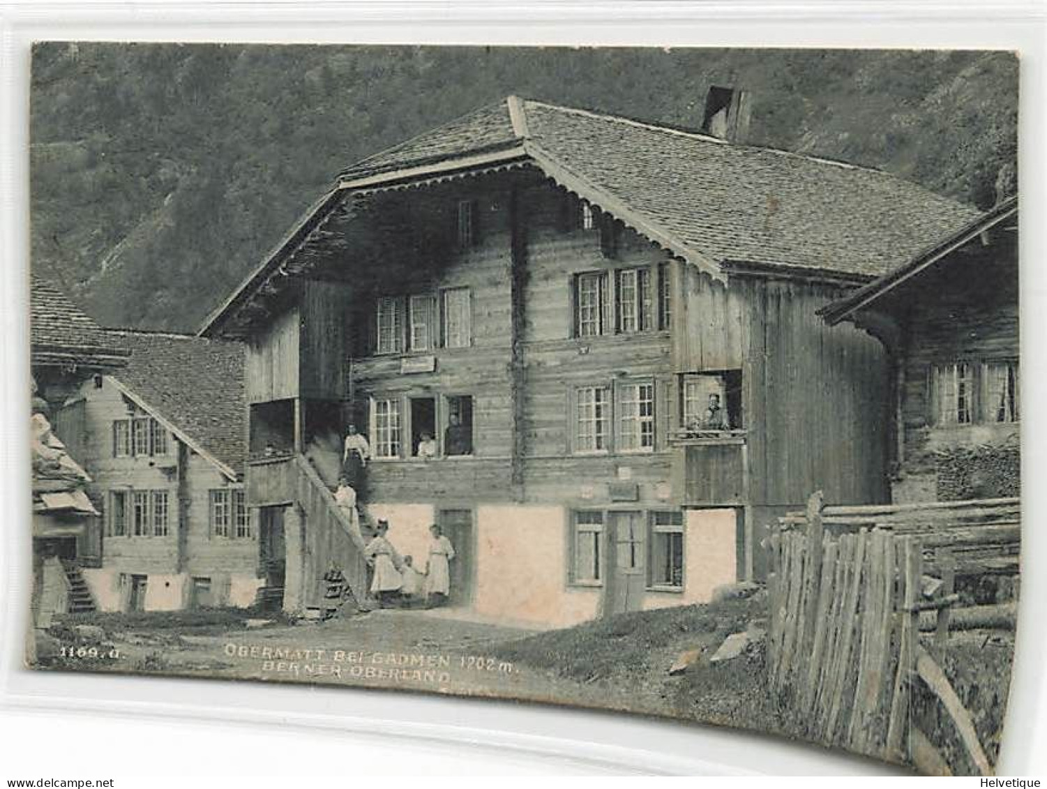 Obermatt Bei Gadmen Berner-Oberland Pension Alpenrose 1911 - Gadmen 