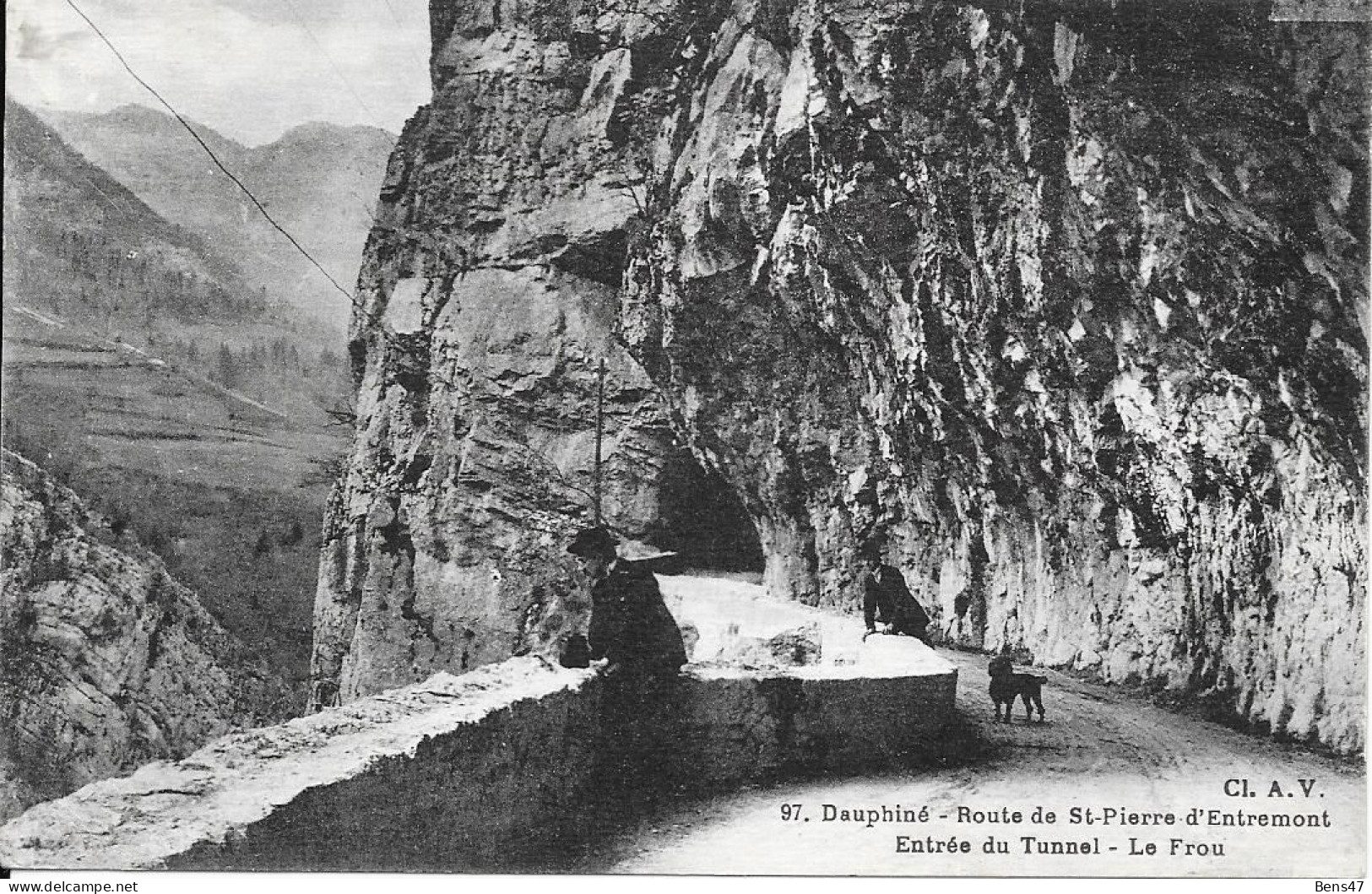 38 Dauphiné Entrée Du Tunnel Le Frou   6-8-1930 - Saint-Pierre-d'Entremont