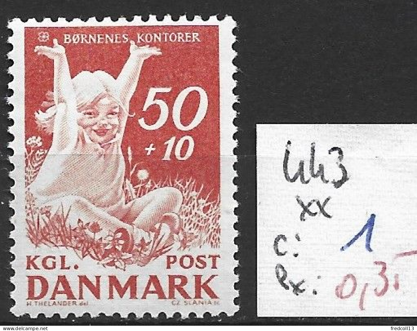 DANEMARK 443 **  Côte 1 € - Nuevos