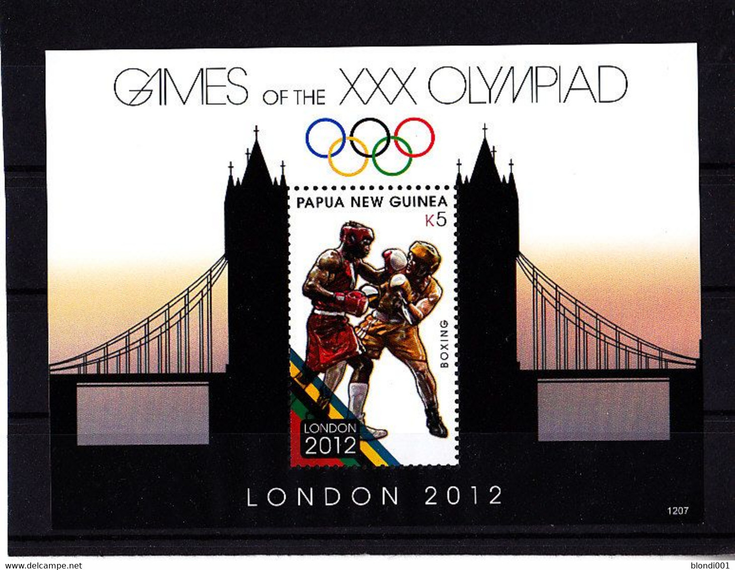 Olympics 2012 - Boxing - PAPUA NEW GUINEA - S/S MNH - Sommer 2012: London