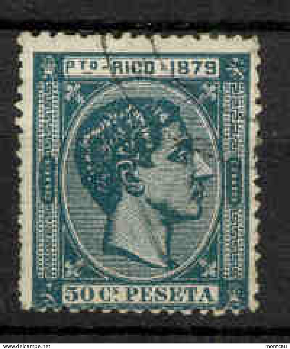 Puerto Rico 1879 - 50 C  Alfonso XII Usado (o) - Porto Rico