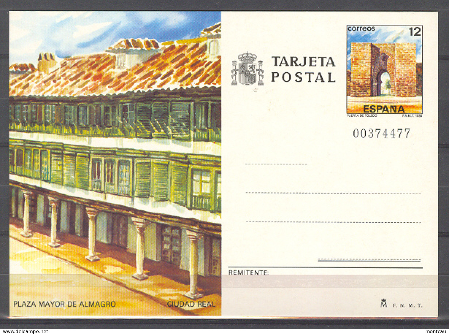 Entero Postal N. 141 - 1986 Ciudad Real - 1931-....