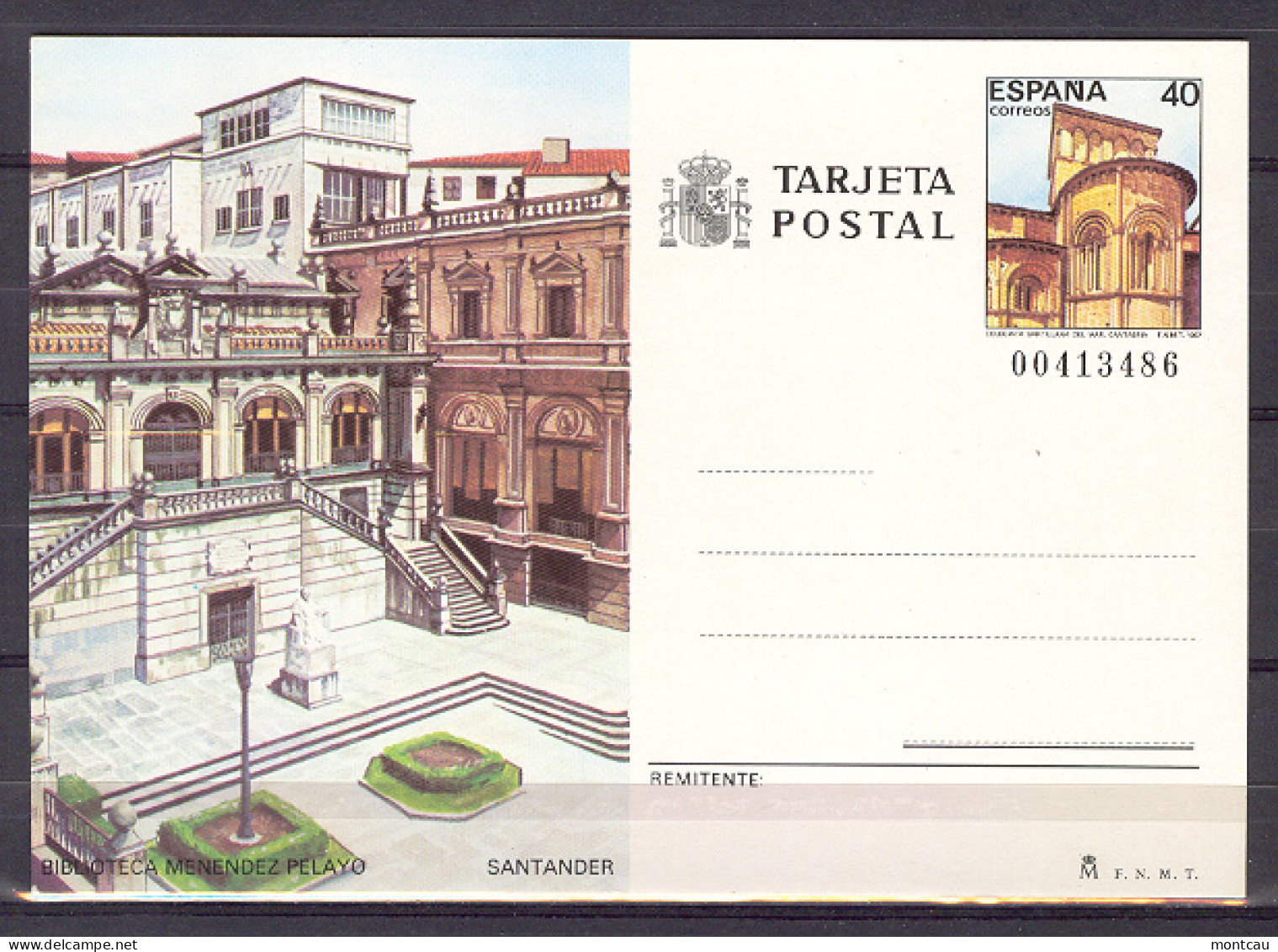 Entero Postal N. 144 - 1987 Santander - 1931-....