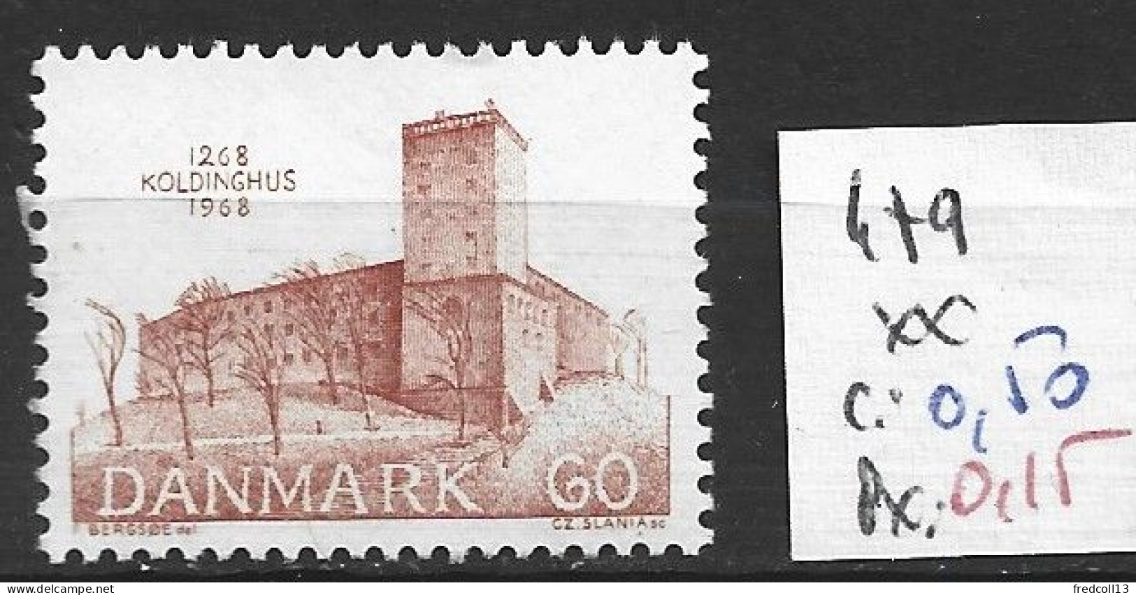 DANEMARK 479 ** Côte 0.50 € - Unused Stamps