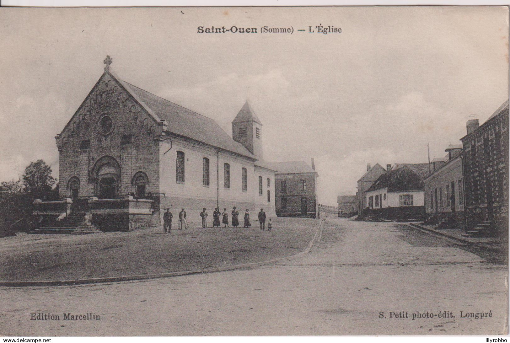 FRANCE - SAINT OUEN - L'Eglise - 1916 Postmark - Military Address - Saint Ouen