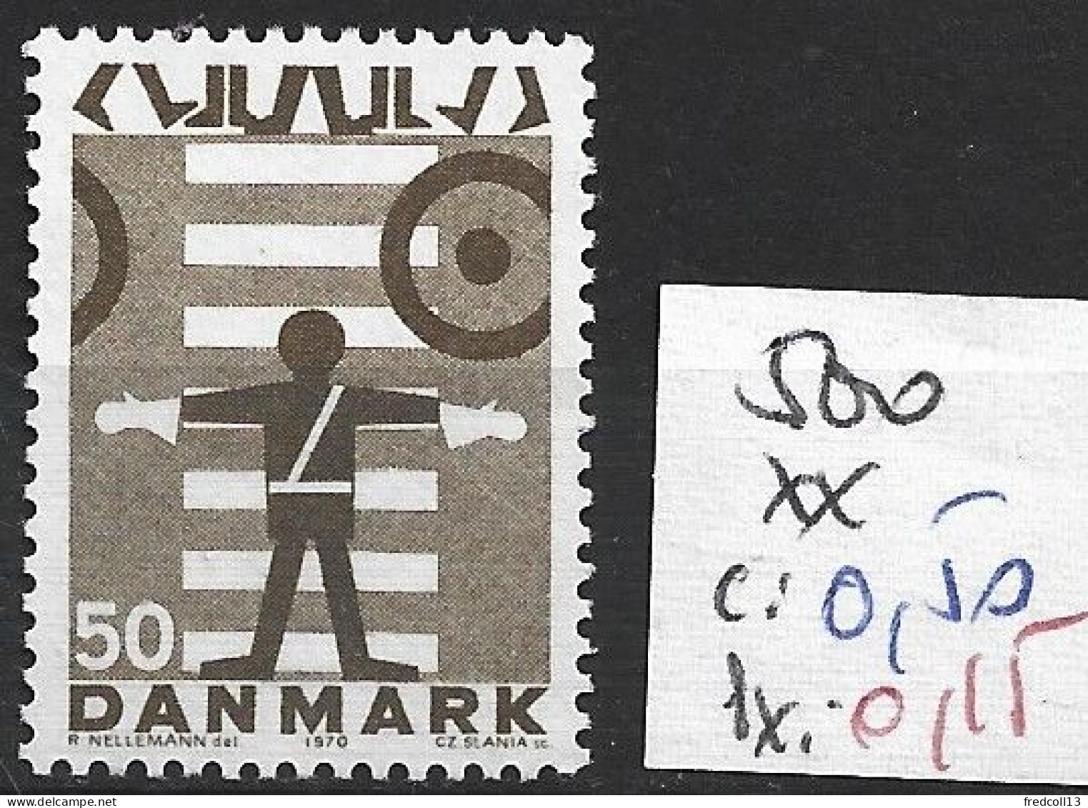 DANEMARK 500 ** Côte 0.50 € - Nuevos