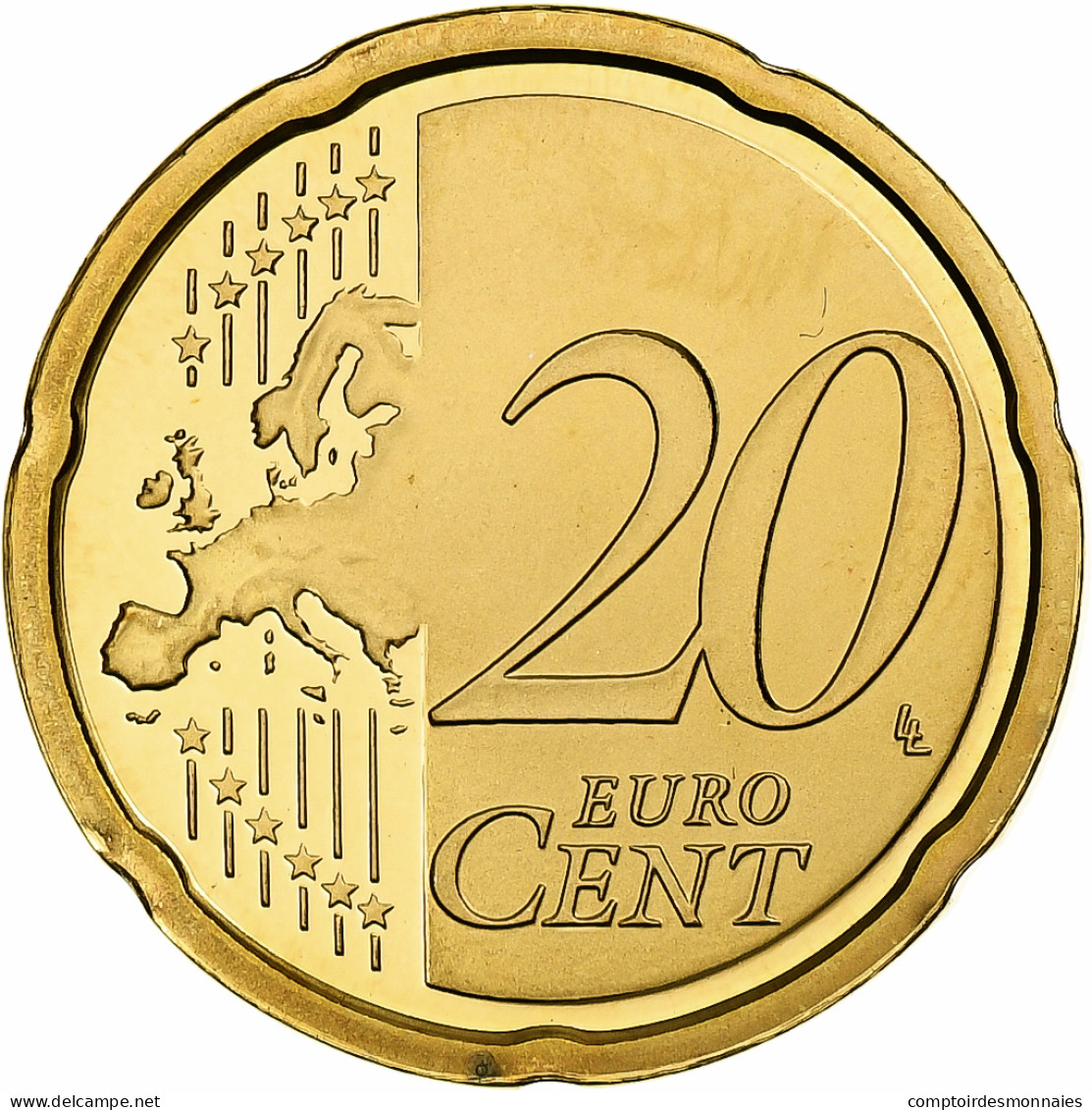 Cité Du Vatican, Benedict XVI, 20 Euro Cent, BE, 2009, Rome, Laiton, FDC - Vaticaanstad