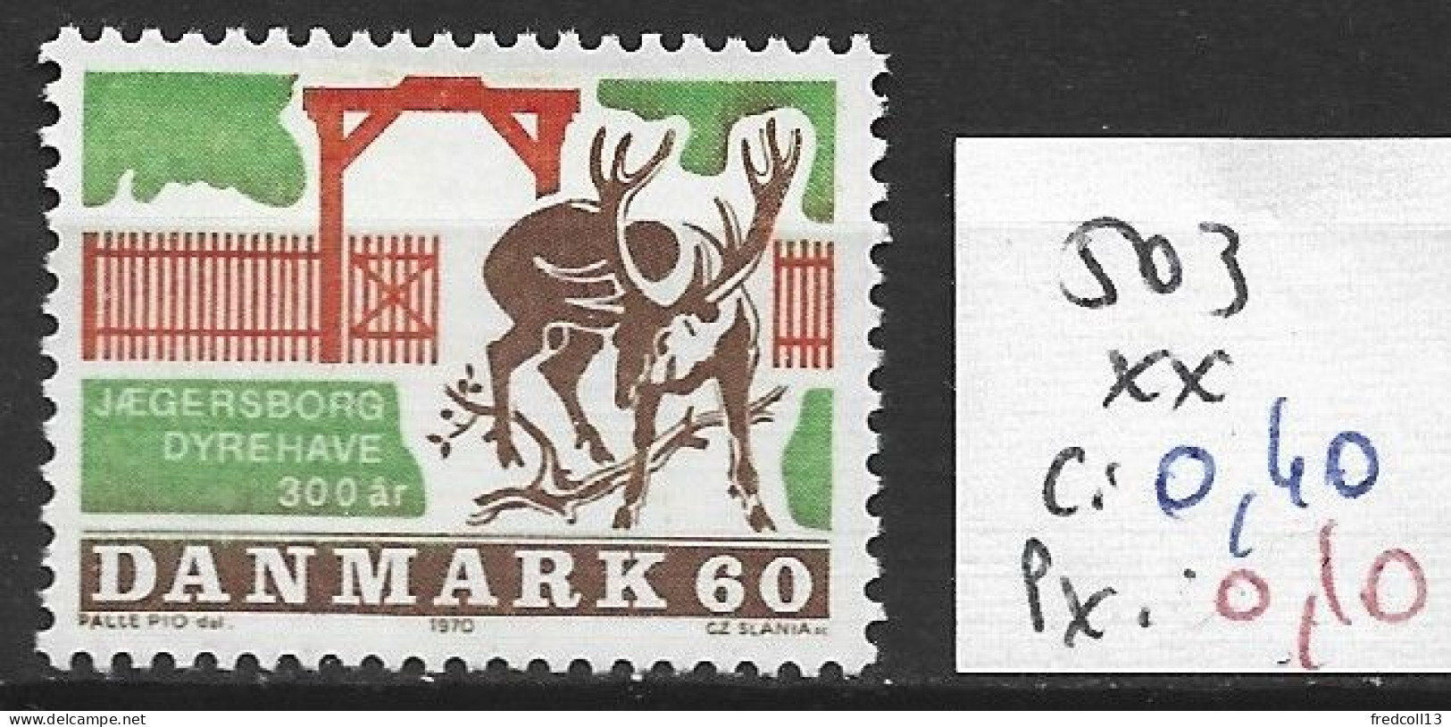 DANEMARK 503 ** Côte 0.40 € - Unused Stamps