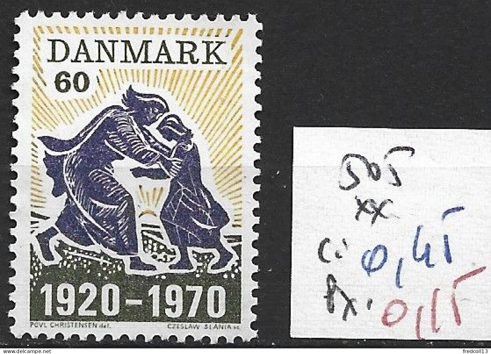 DANEMARK 505 ** Côte 0.45 € - Nuevos