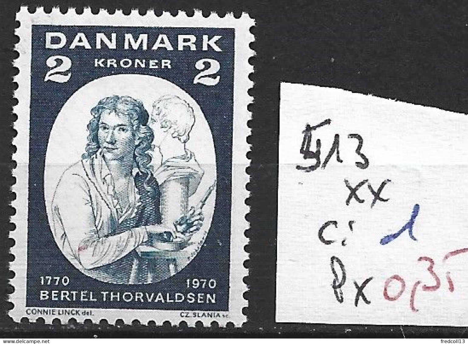 DANEMARK 513 ** Côte 1 € - Nuevos