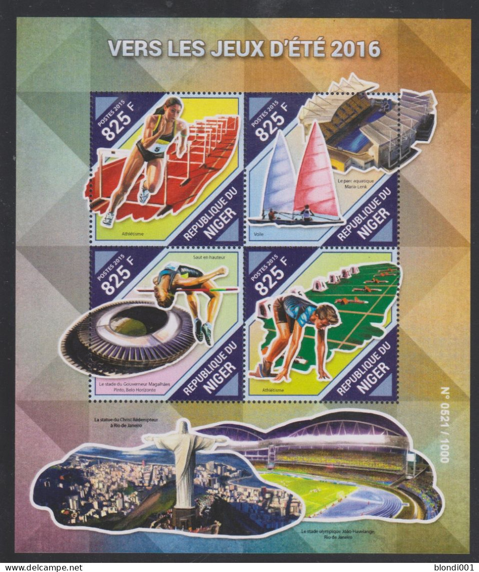 Olympics 2016 - Athletics - NIGER - S/S MNH - Estate 2016: Rio De Janeiro