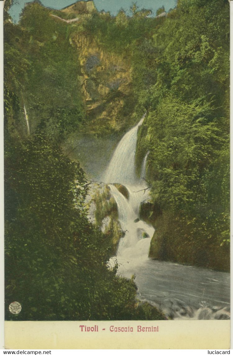 TIVOLI -ROMA -CASCATA BERNINI 1911 - Tivoli