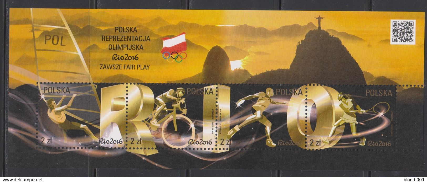 Olympics 2016 - Tennis - POLAND - S/S MNH - Estate 2016: Rio De Janeiro