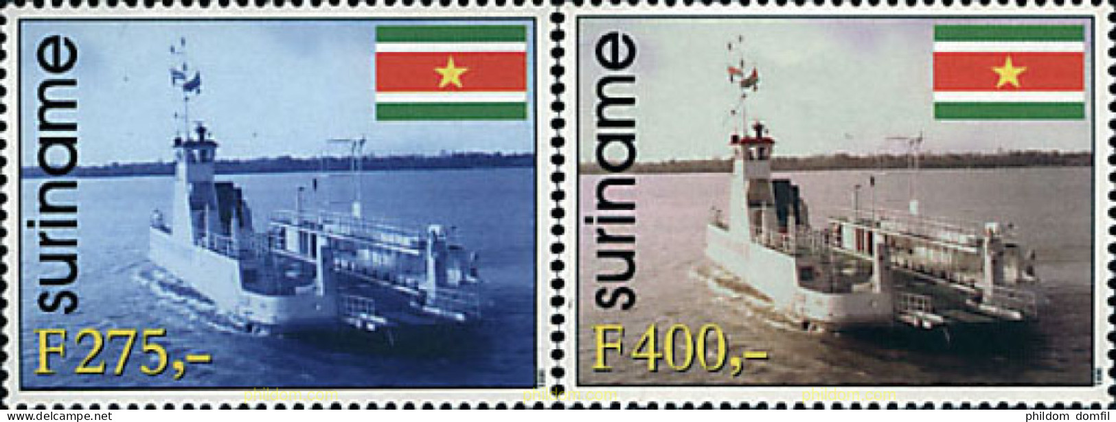 66339 MNH SURINAM 1998 BARCOS - Suriname