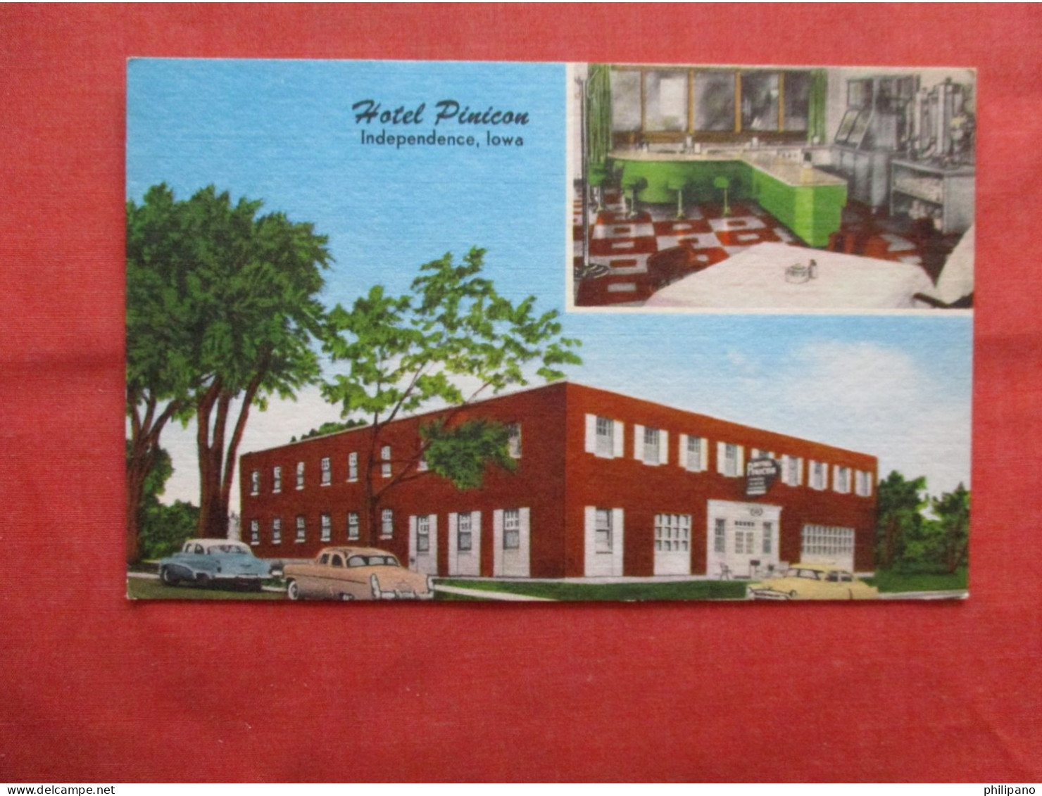 Hotel Pinicon  & Restaurant. Independence  Iowa >   Ref 6283 - Autres & Non Classés