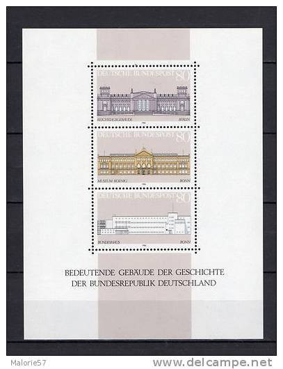 BLOC ALLEMAGNE RFA NEUF 1986 MICHEL : 20 Y&T : 19 - 1981-1990