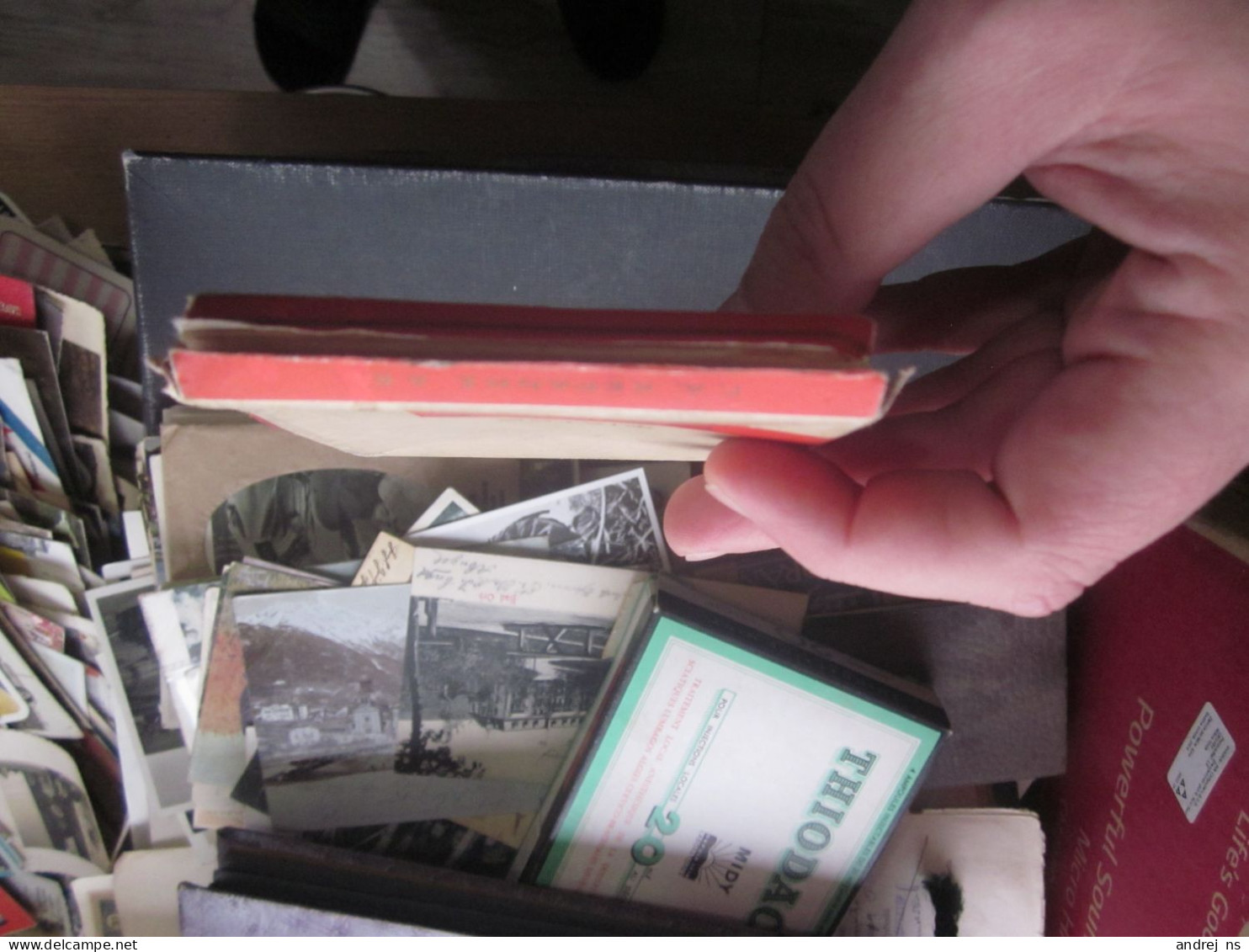 Old Cardboard Cigarette Box From Greece - Empty Tobacco Boxes