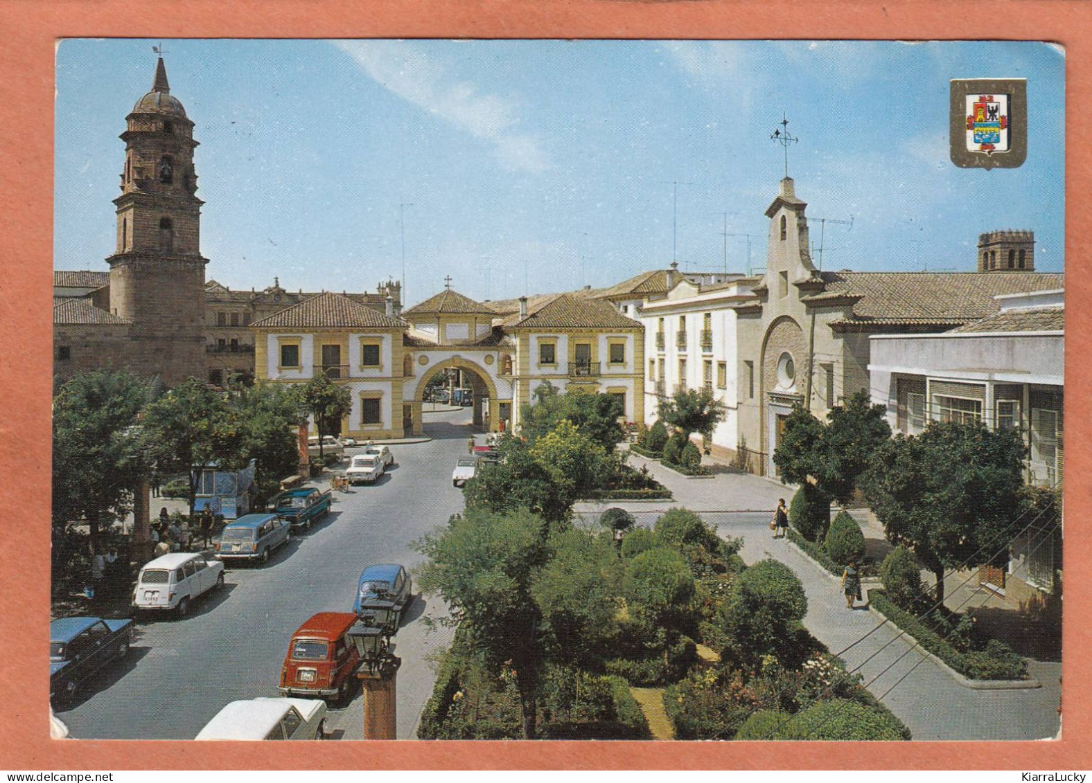 ANDUJAR - ANDALUCIA - JAEN - PLAZA MARCOS CRIADO - RENAULT 4 VOLKSWAGEN TYPE 3 VARIANT CITROEN 2 CV - ECRITE - Jaén