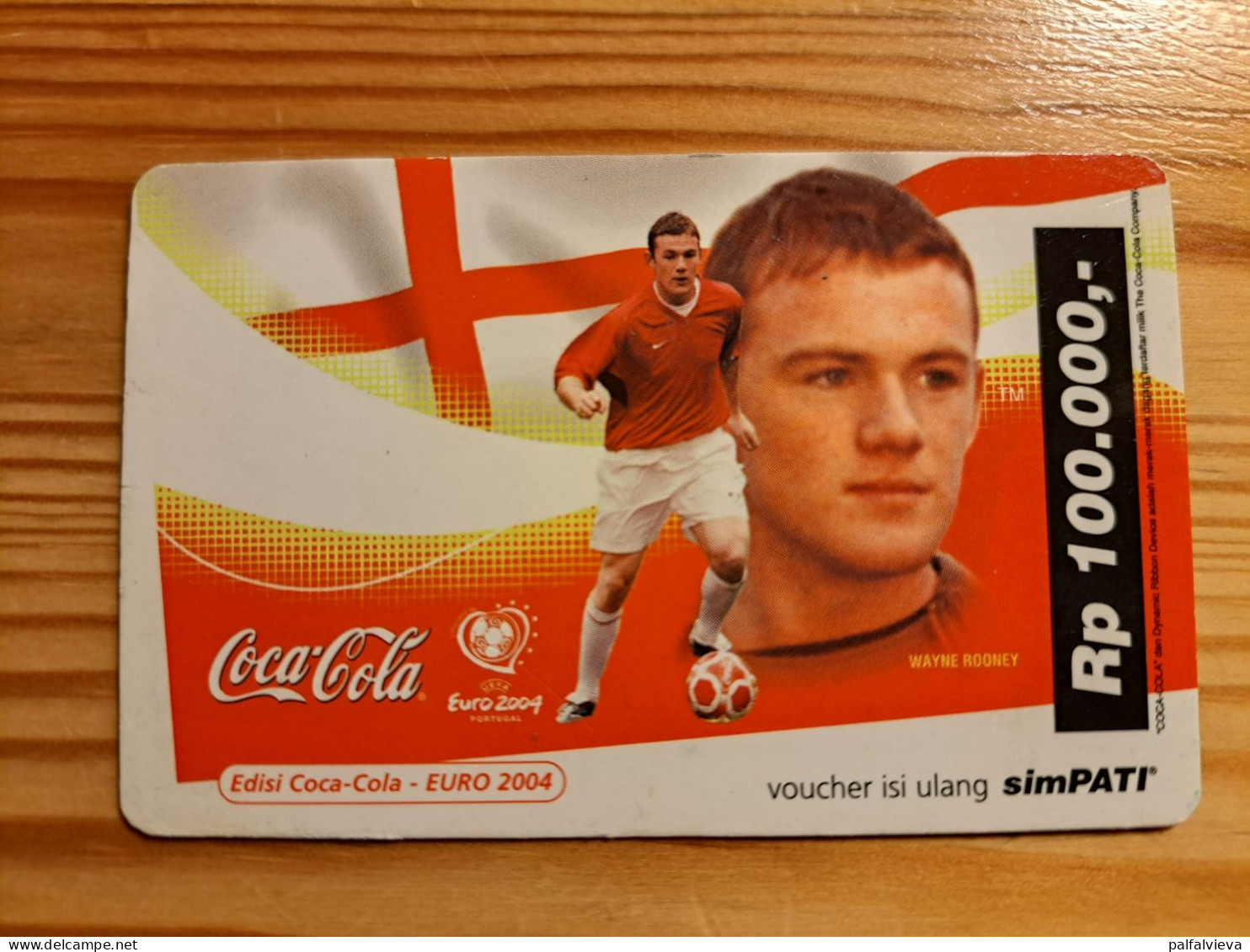 Prepaid Phonecard Indonesia, Telkomsel - Football World Cup, Coca Cola - Indonesien