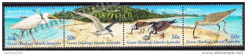 Cocos Island - Islas - 2003 Yvert 393-96, Sea Fauna, Birds Of The Coast - MNH - Kokosinseln (Keeling Islands)