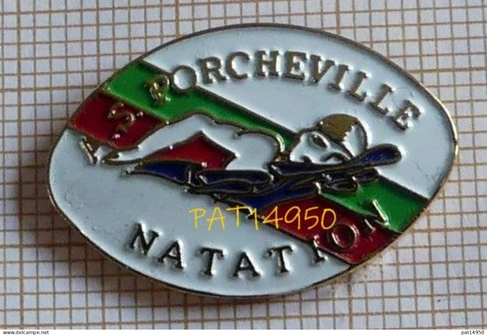 PAT14950 NATATION AS PORCHEVILLE Dpt 78 YVELINES - Schwimmen