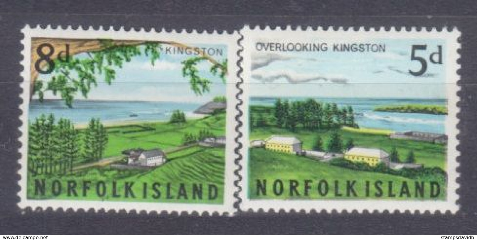 1964 Norfolk Island 53-54 Landscape - Norfolk Island