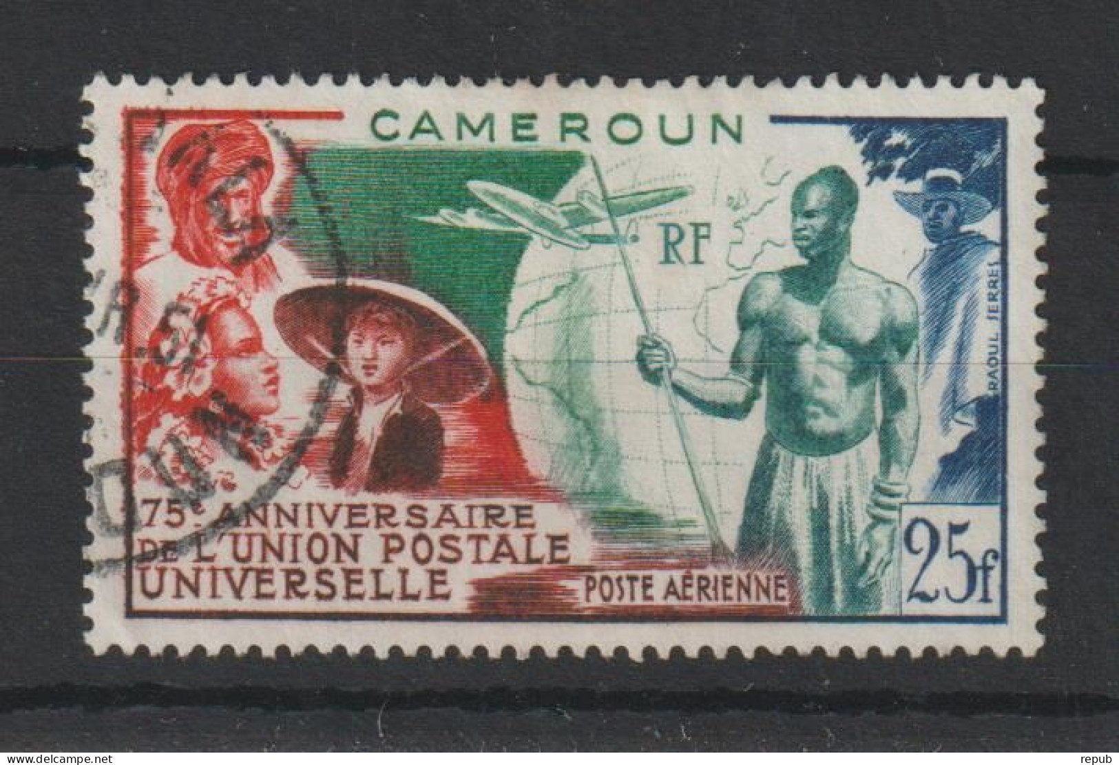 Cameroun 1949 UPU PA 42, 1 Val Oblit Used - Luftpost