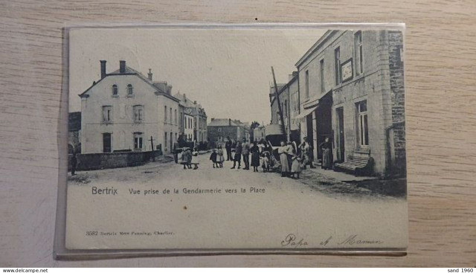 Bertrix - Vue Prise De La Gendarmerie Vers La Place - 3582. Ed: Mme Penning Charlier - Circulé: 1906 - 2 Scans. - Bertrix