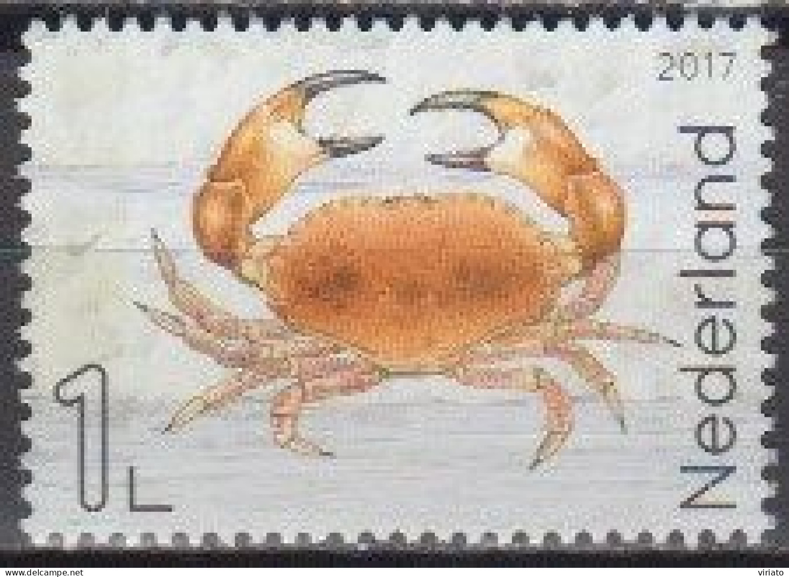 Netherlands 2017 (MNH) (Mi 3627A) - Brown Crab (Cancer Pagurus) - Crostacei