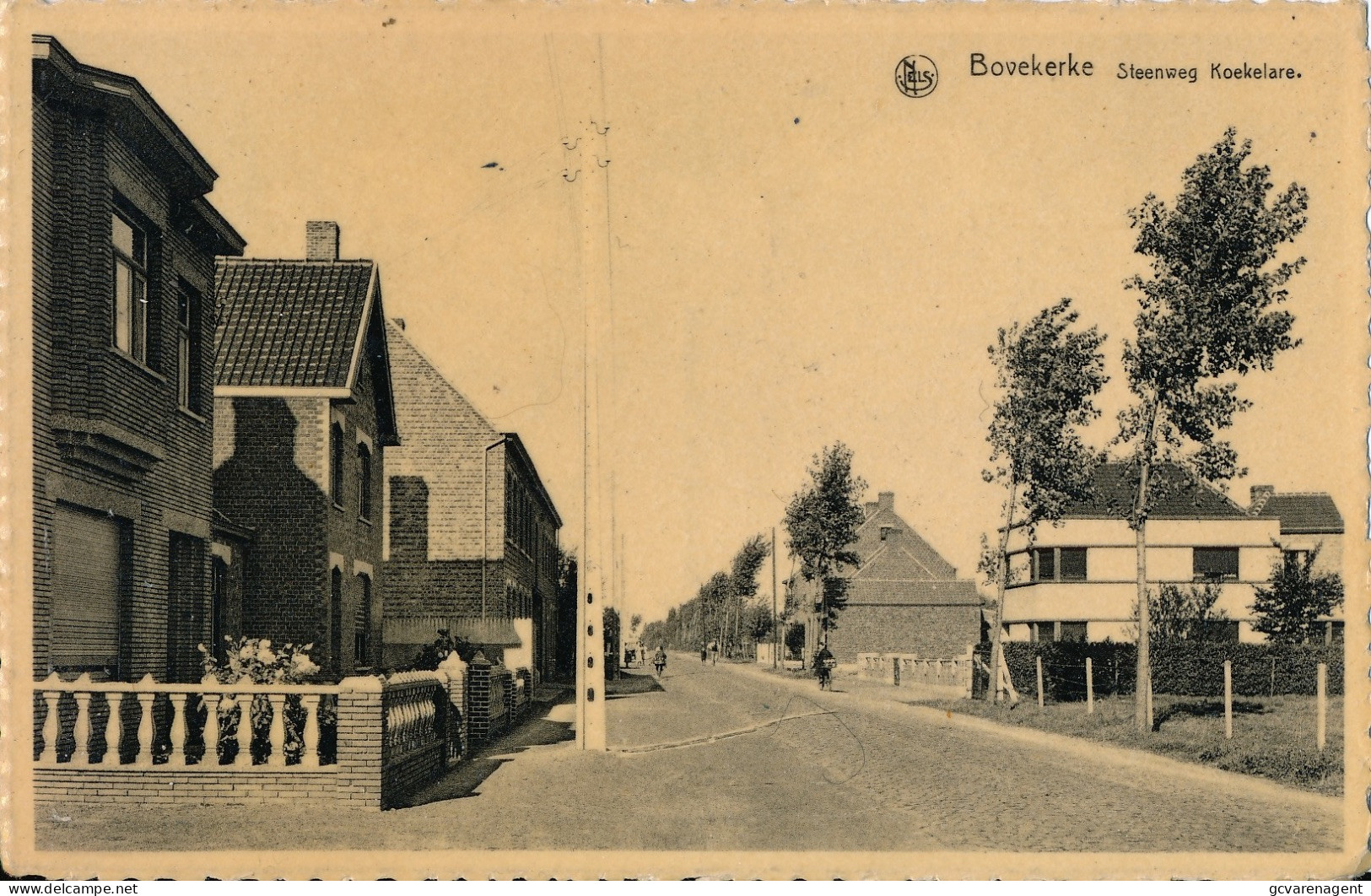 BOVEKERKE  STEENWEG KOEKELARE       2 SCANS - Koekelare