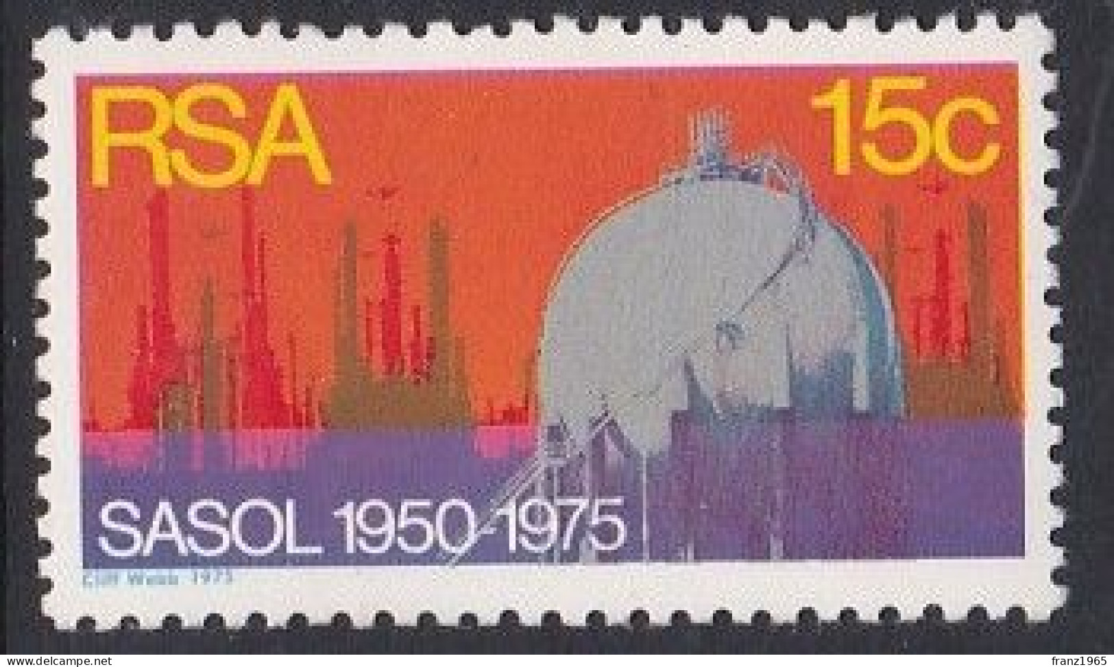 South African Coal Oil And Gaz Corporation - 1975 - Unused Stamps