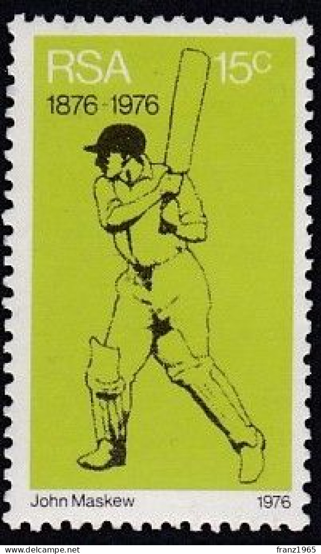 Cricket Association - 1976 - Unused Stamps