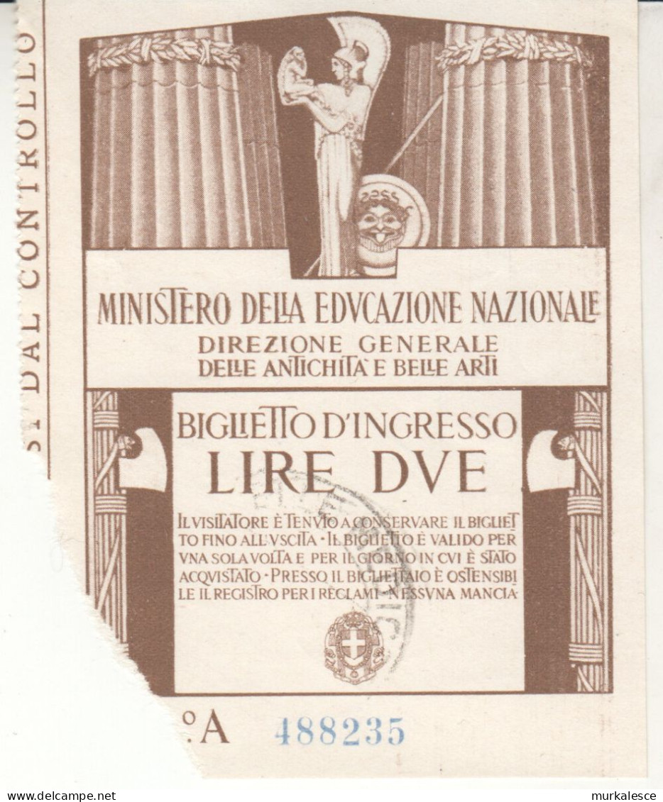 9178--ITALIA    LIRE  DVE - Autres & Non Classés