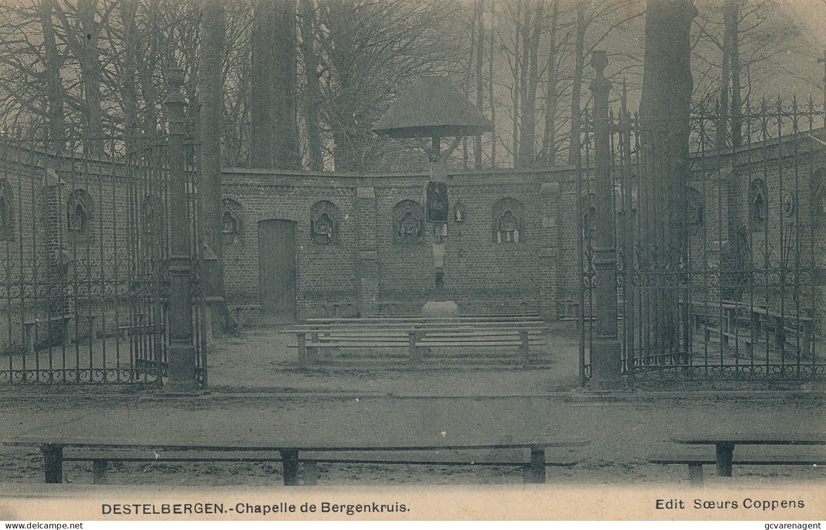 DESTELBERGEN   CHAPELLE DE BERGENKRUIS        2 SCANS - Destelbergen