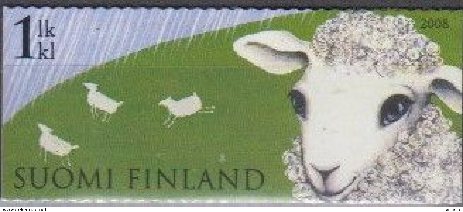 Finland 2008 (MNH) (Mi 1899) - Sheep Gambol - Ferme