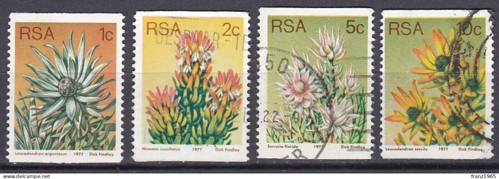 Definitives, Flowers, Coil Stamps - 1977 - Gebraucht