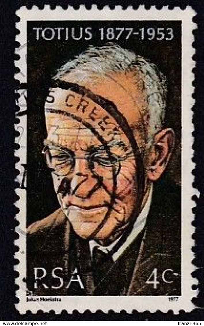 Jacob Daniël Du Toit (Totius) - 1977 - Used Stamps