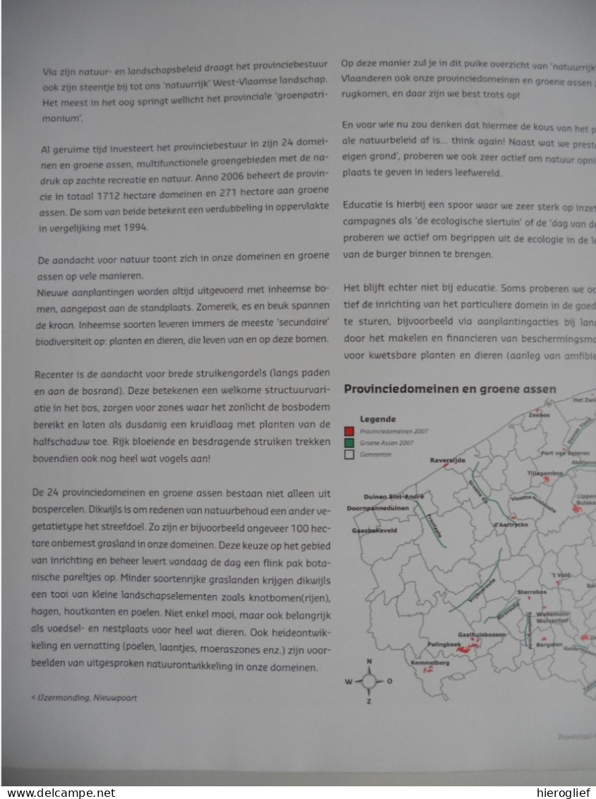 NATUURLIJK West-Vlaanderen - Alle Natuurgebieden Vd Provincie H Dierickx M Slootmaekers Kust Zwin Houthulst Lo-Reninge - Otros & Sin Clasificación