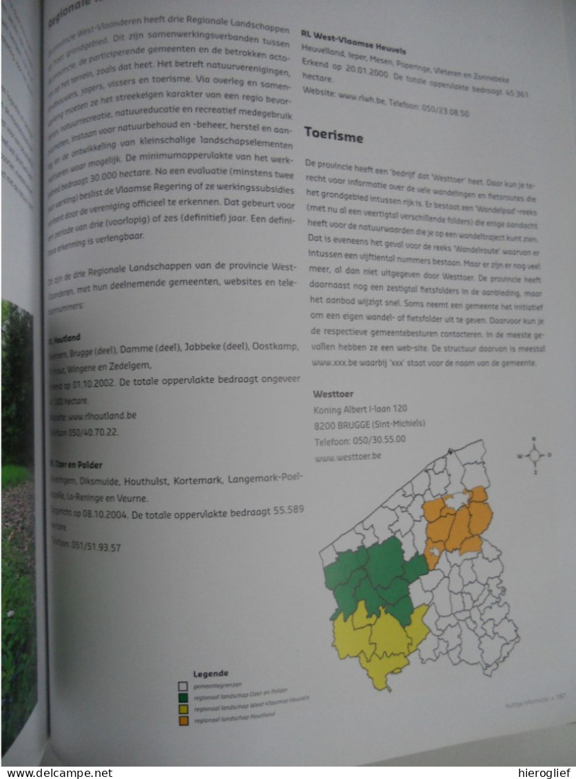 NATUURLIJK West-Vlaanderen - alle natuurgebieden vd provincie H Dierickx M Slootmaekers kust Zwin Houthulst Lo-Reninge