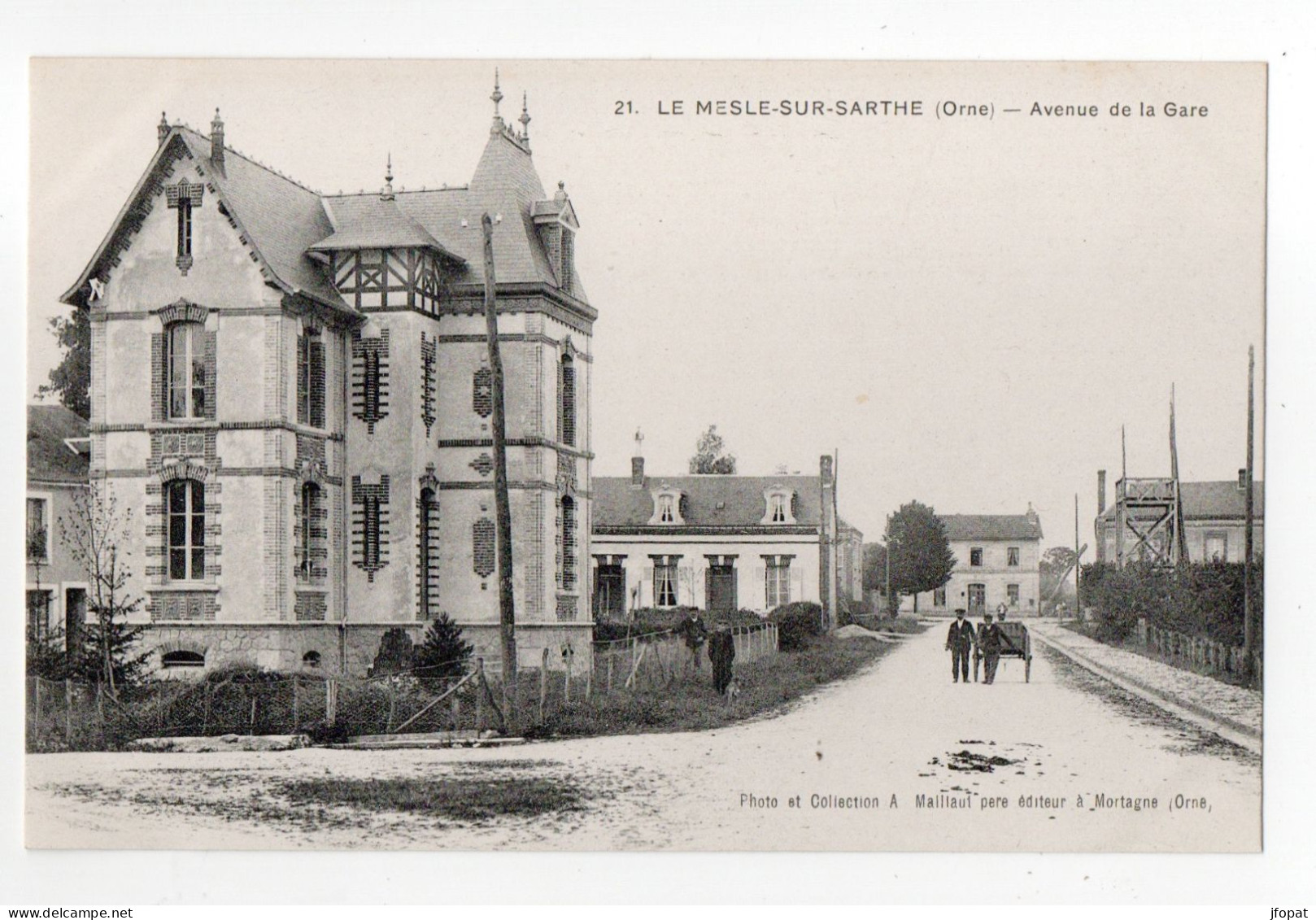 61 ORNE - LE MESLE SUR SARTHE Avenue De La Gare - Le Mêle-sur-Sarthe