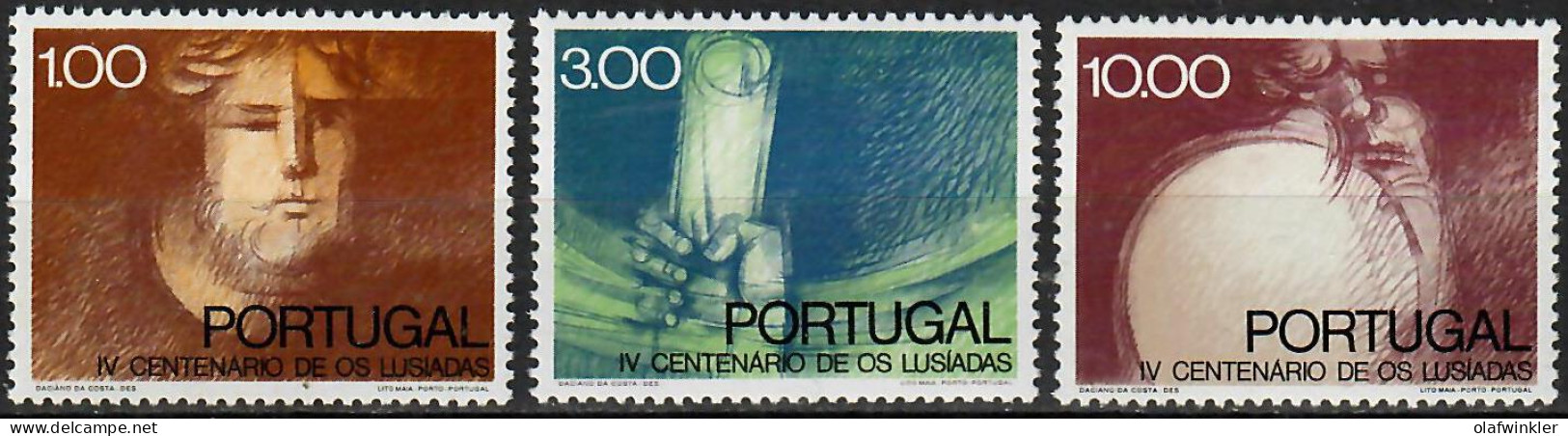 1972 "Os Lusíadas" AF 1175-7 / Sc 1164-6 / YT 1173-5 / Mi 1193-5 Novo / MNH / Neuf / Postfrisch [zro] - Neufs