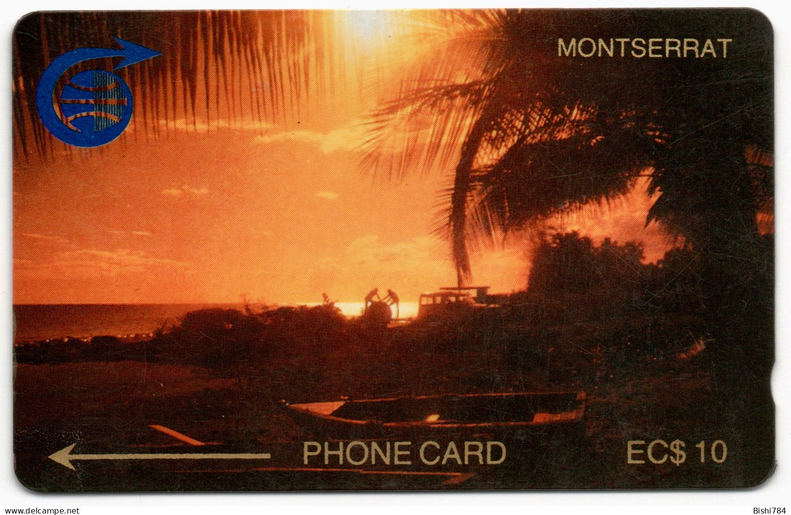 Montserrat - Sunset $10 (Shallow Notch) - 2CMTB - Montserrat