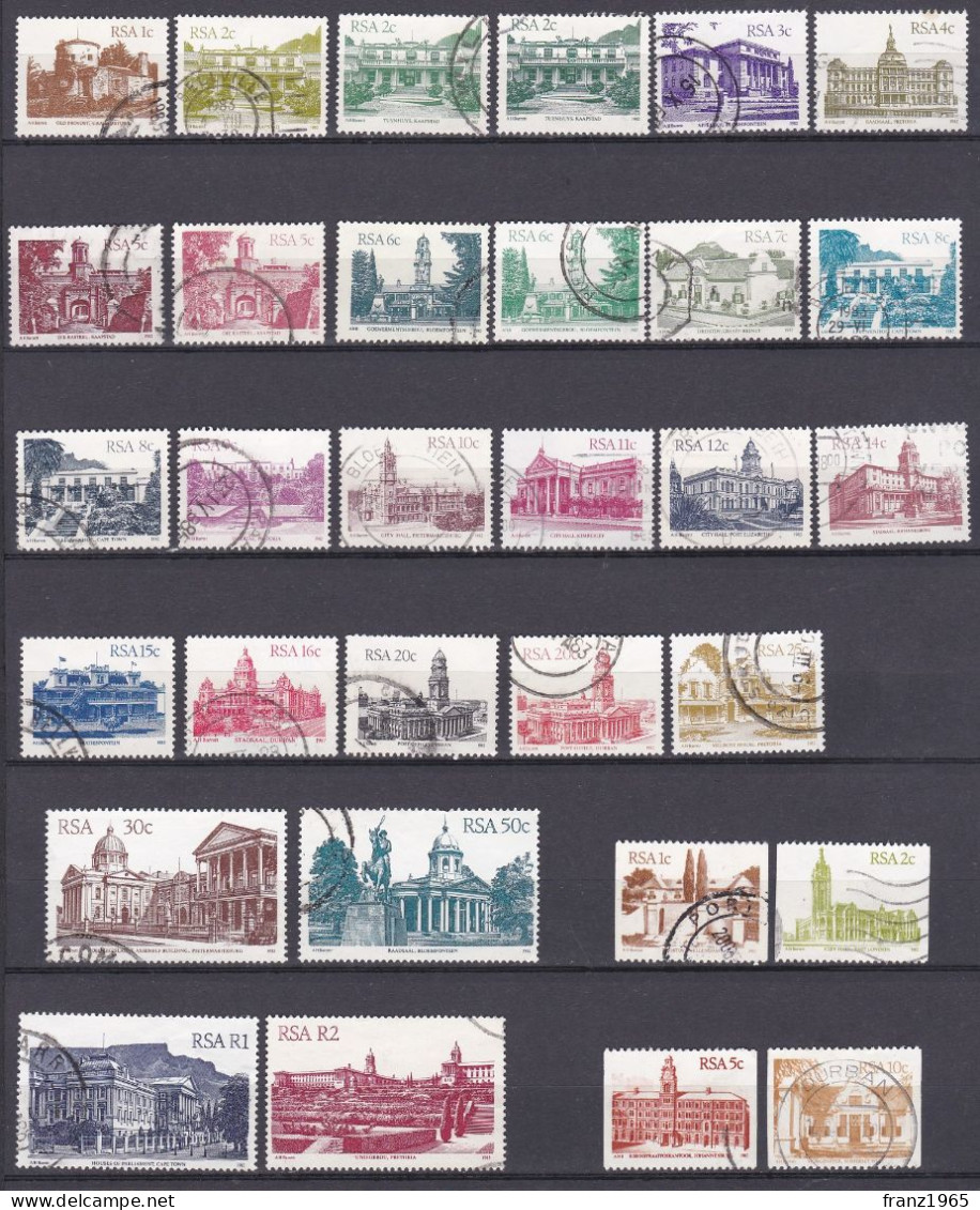 Definitives, Buildings - 1982-1987 - Used Stamps