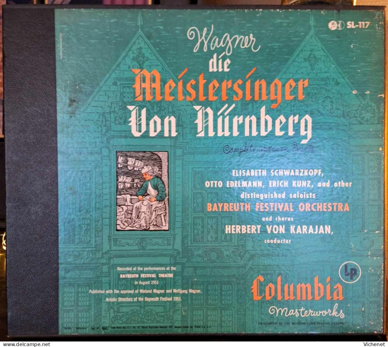 Wagner - Die Meistersinger Von Nürnberg, Complete Opera In Three Acts (coffret 5 LP's + Booklet) - Opere