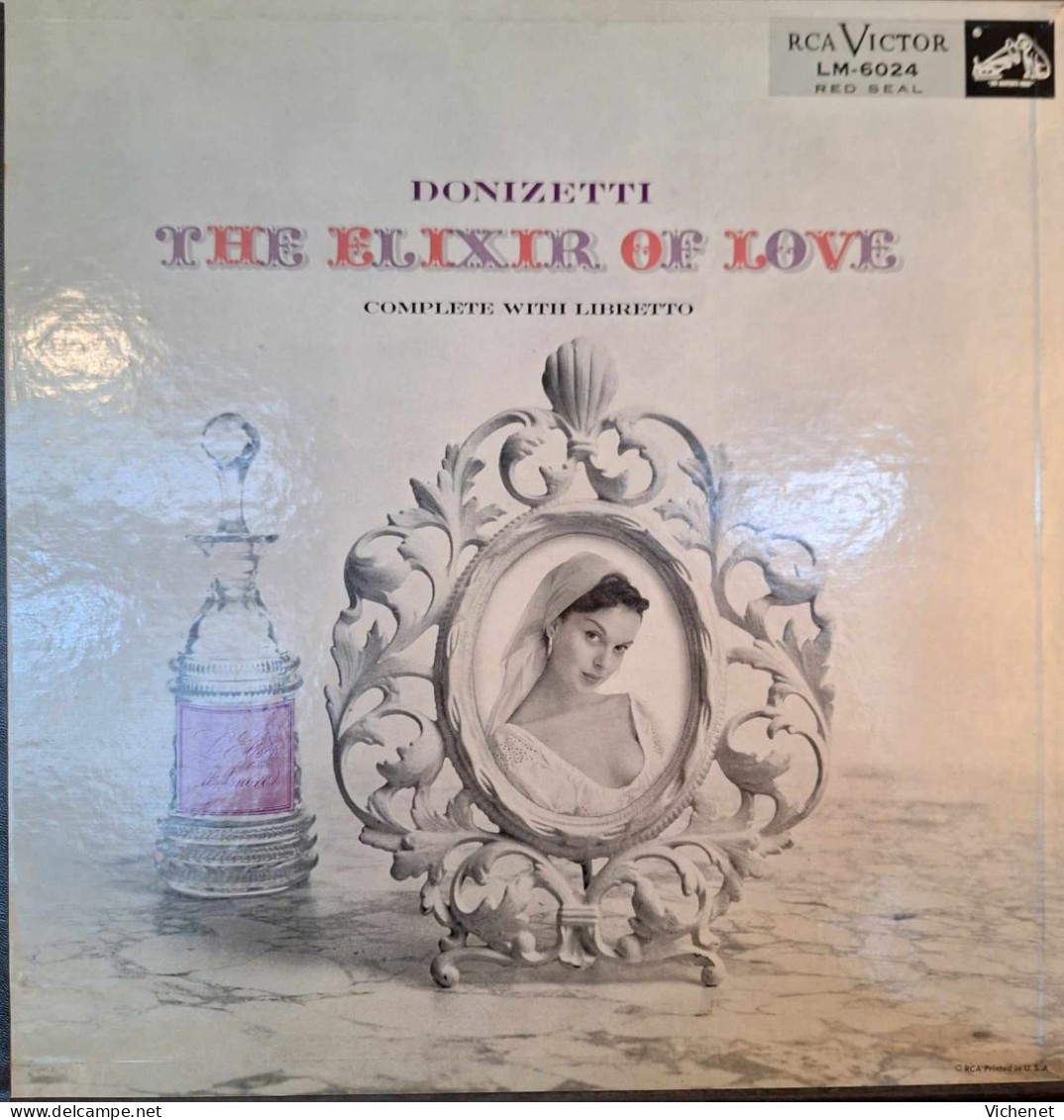 Gaetano Donizetti - The Elixir Of Love - Box 2 LP's - Oper & Operette
