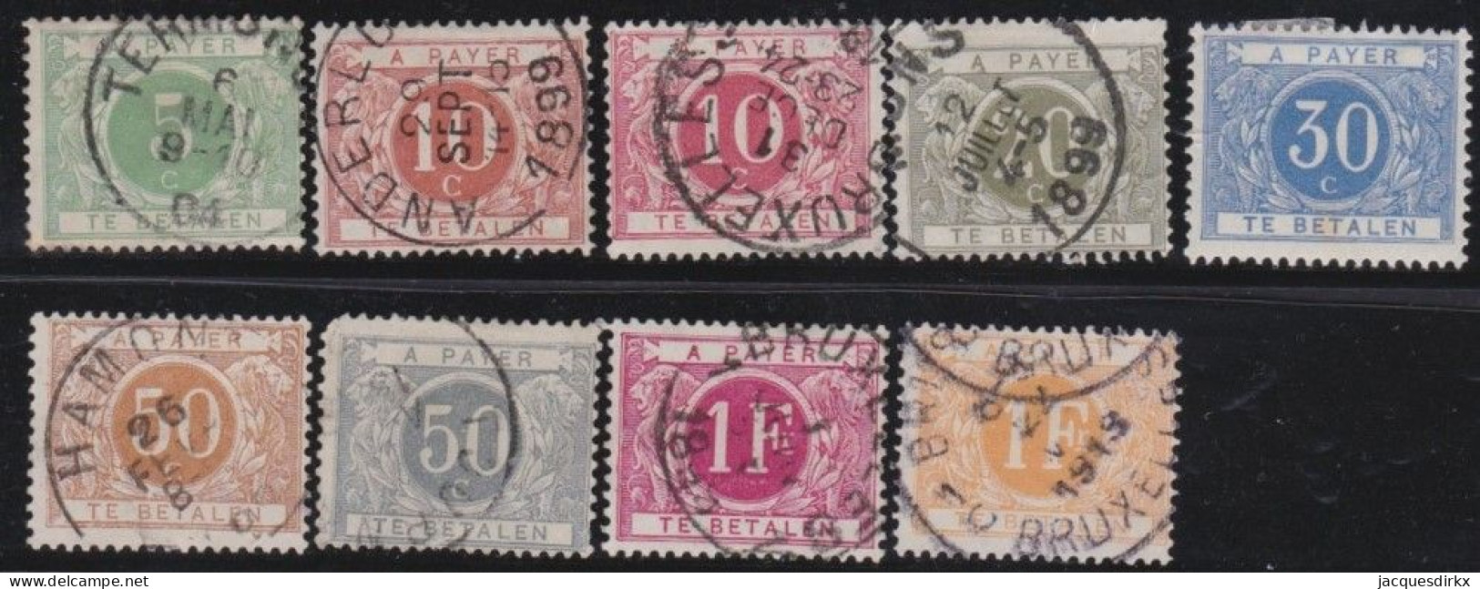 Belgie  .   OBP    .   TX  3/11       .    O  (TX 7: *)  .   Gestempeld    .   /   .      Oblitéré - Briefmarken