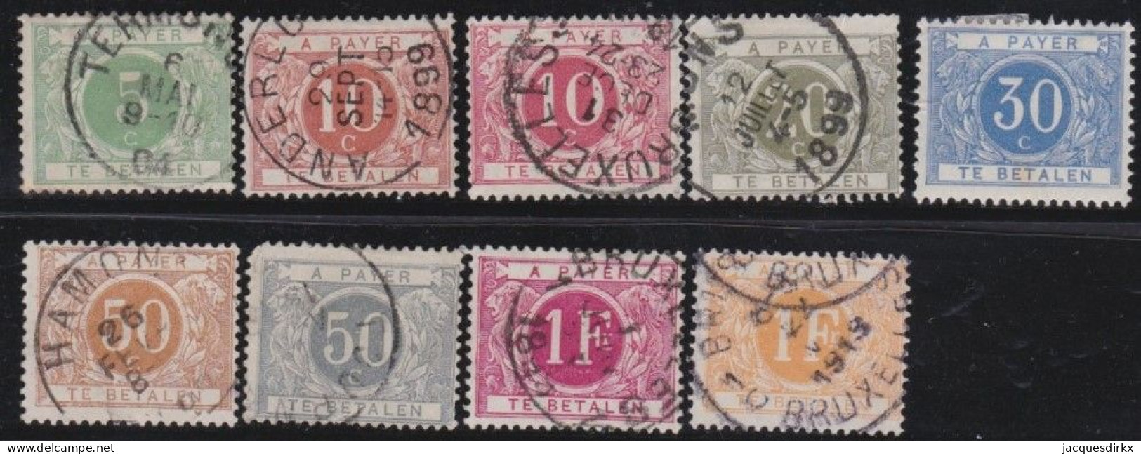 Belgie  .   OBP    .   TX  3/11       .    O  (TX 7: *)  .   Gestempeld    .   /   .      Oblitéré - Stamps