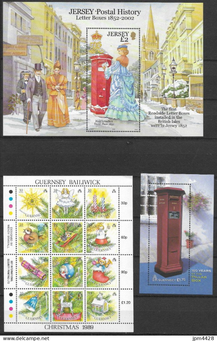 Monde Lot Vrac De 15 Blocs Neufs** -Hongris, Vanuatu, Suisse, Vatican, Turquie, Autriche, Jersey, Guernesey. - Lots & Kiloware (mixtures) - Max. 999 Stamps