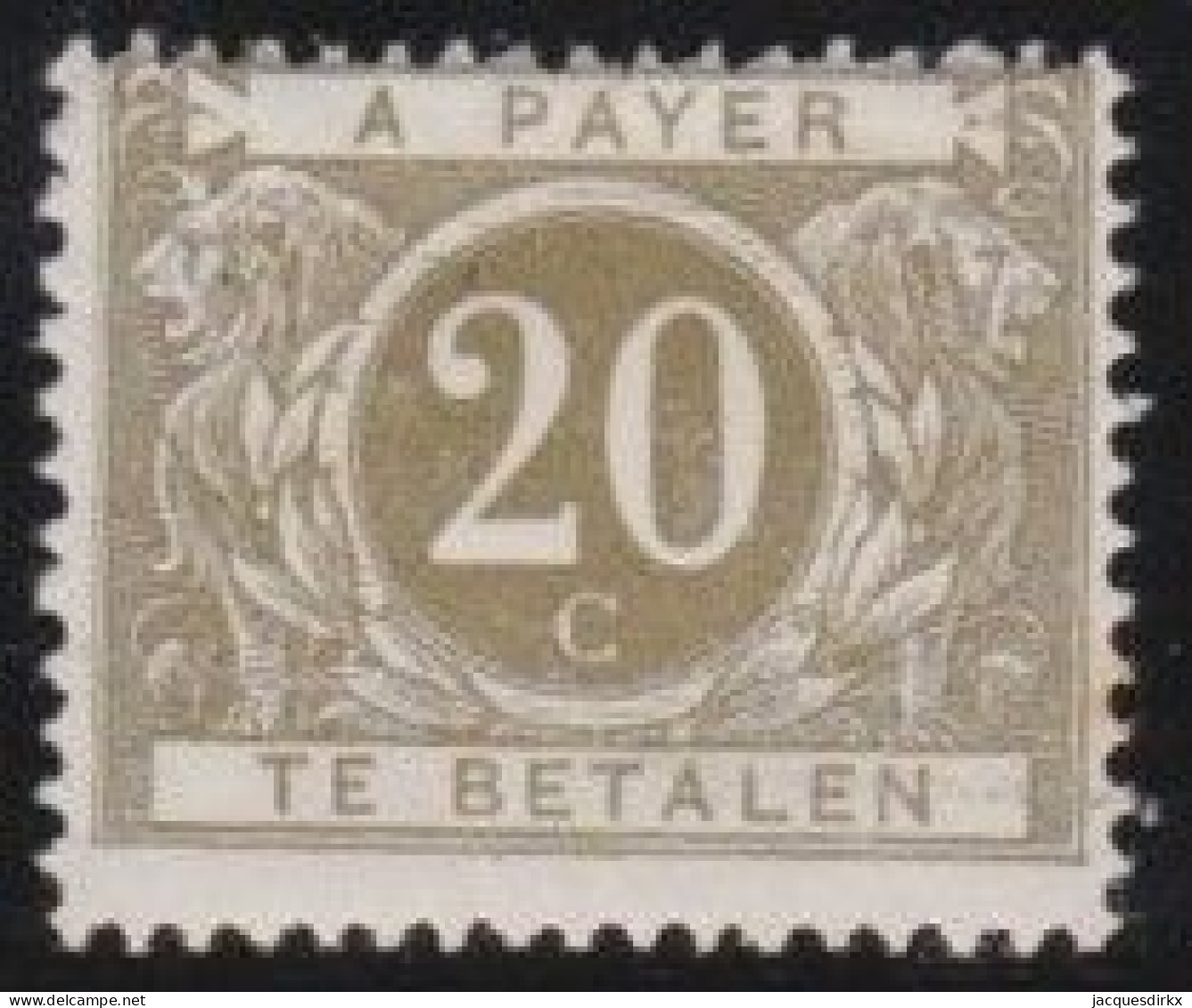 Belgie  .   OBP    .  TX  14  (2 Scans)    .    *    .   Ongebruikt Met Gom    .   /   .    Neuf Avec Gomme - Stamps